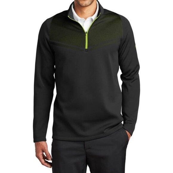 Nike Golf Mens Medium Therma-FIT Hypervis 1/2-Zip Cover-Up Pullover - Picture 1 of 9